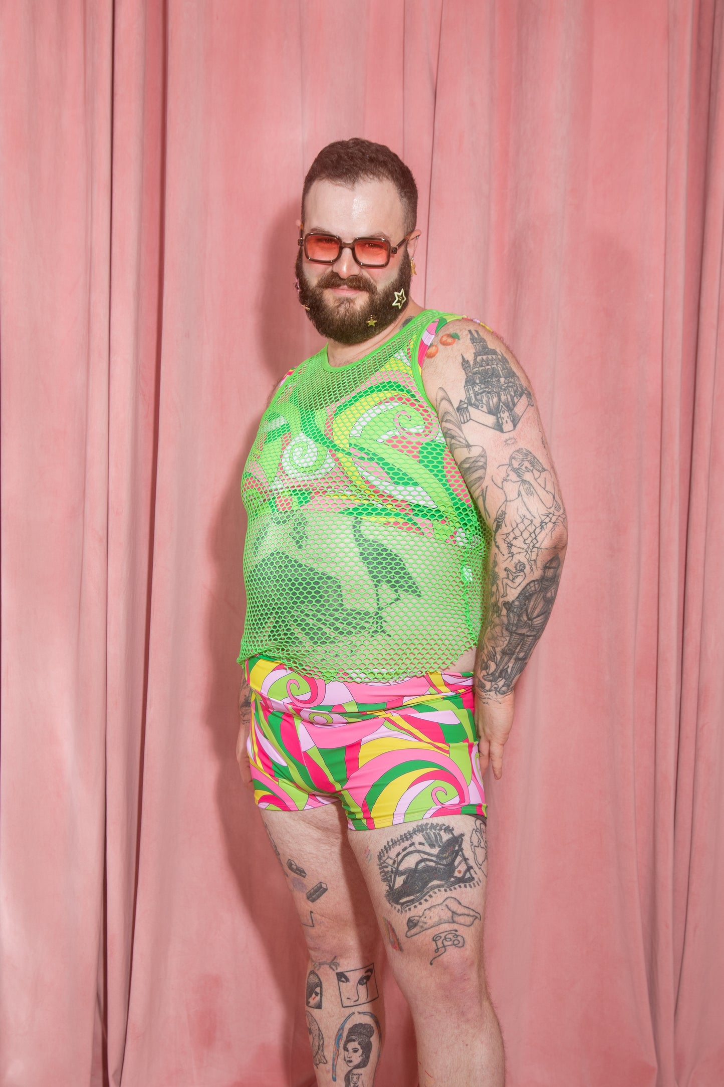 JOYTOAST x Coco Clem Swirly Pop Swim Short