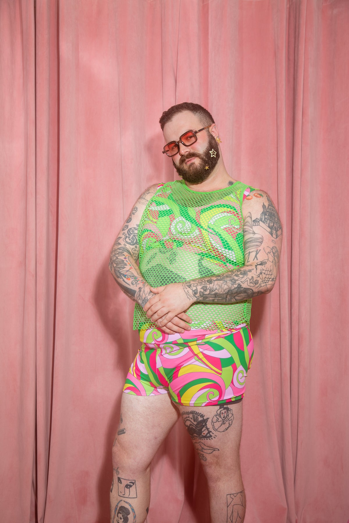 JOYTOAST x Coco Clem Swirly Pop Swim Short