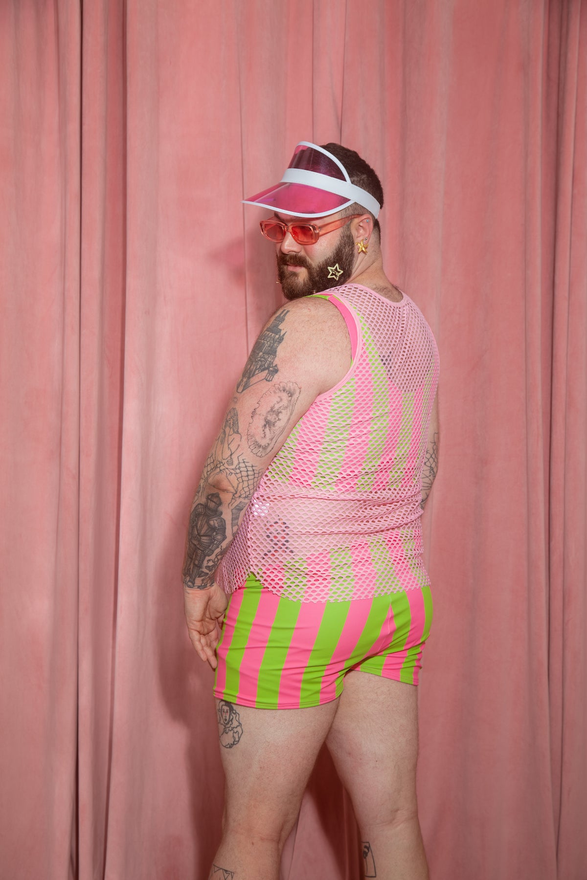 JOYTOAST x Coco Clem Key Lime Stripe Swim Short