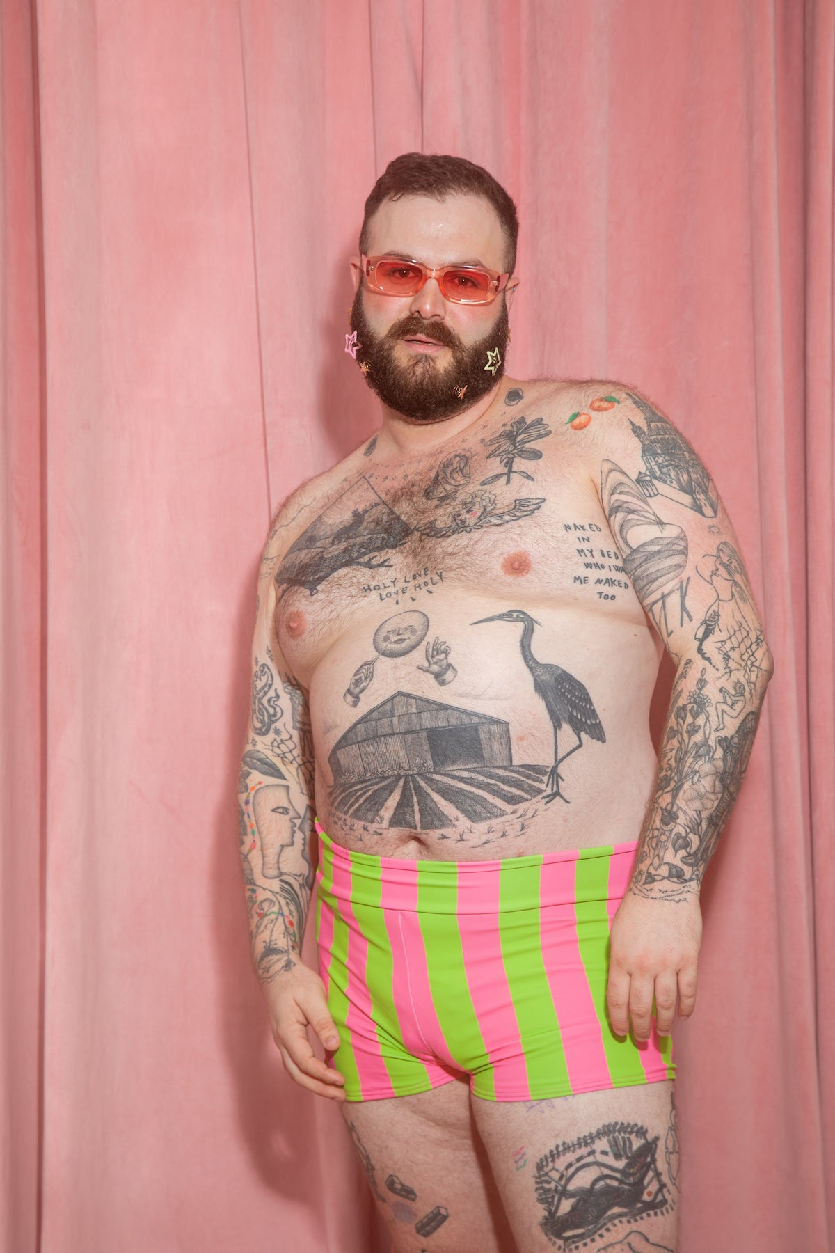 JOYTOAST x Coco Clem Key Lime Stripe Swim Short