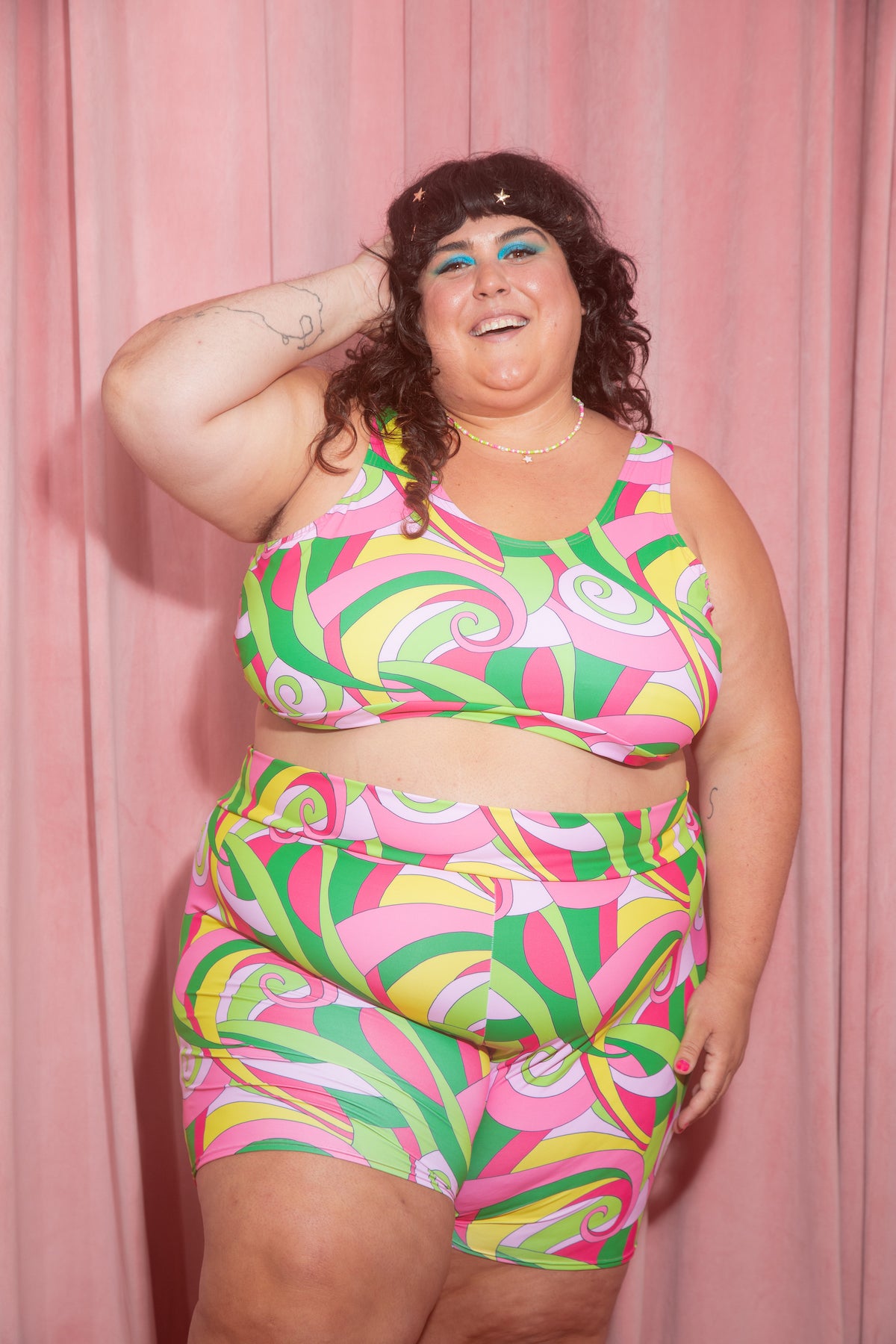 JOYTOAST x Coco Clem Swirly Pop Bike Short