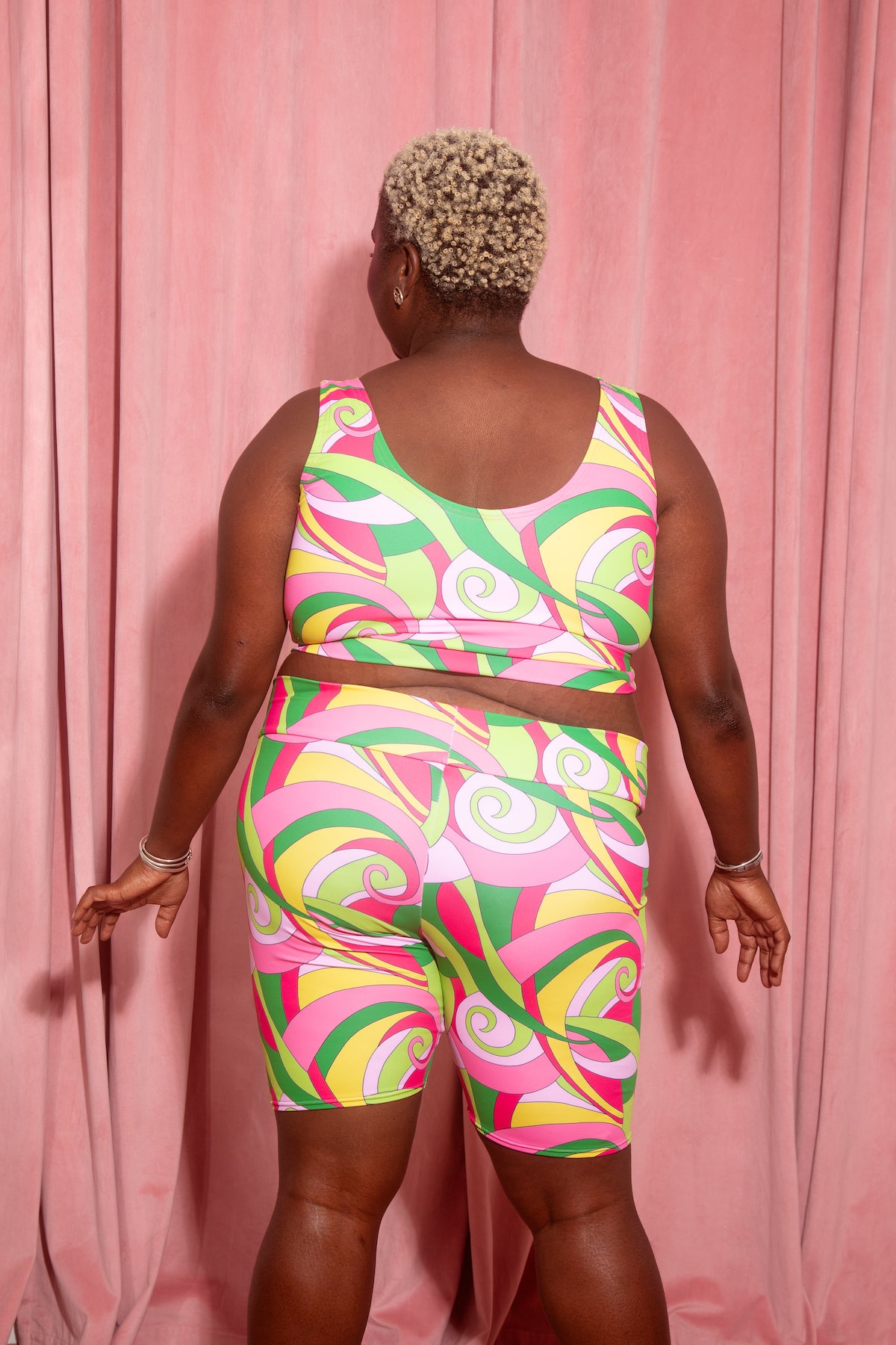 JOYTOAST x Coco Clem Swirly Pop Bike Short