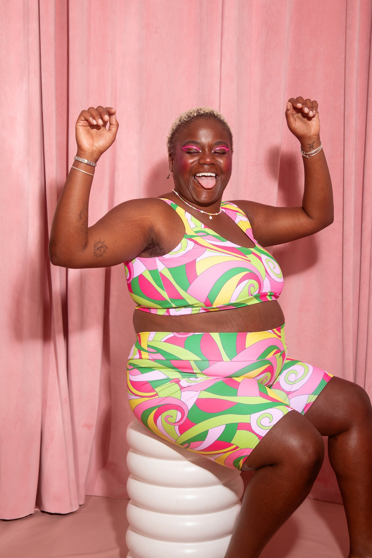 JOYTOAST x Coco Clem Swirly Pop Bike Short