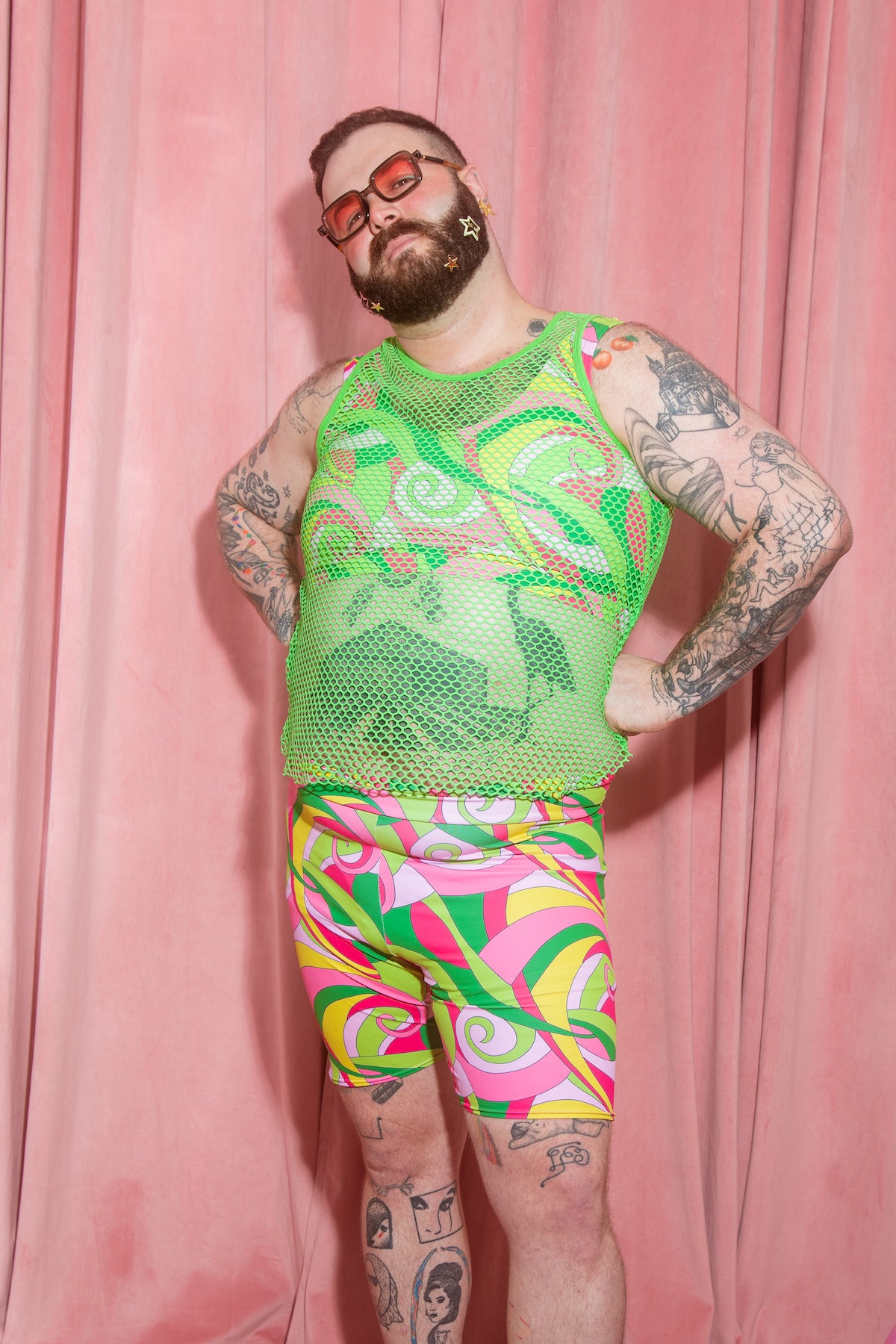 JOYTOAST x Coco Clem Swirly Pop Bike Short