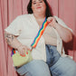 Rainbow Wiggle Bag Strap