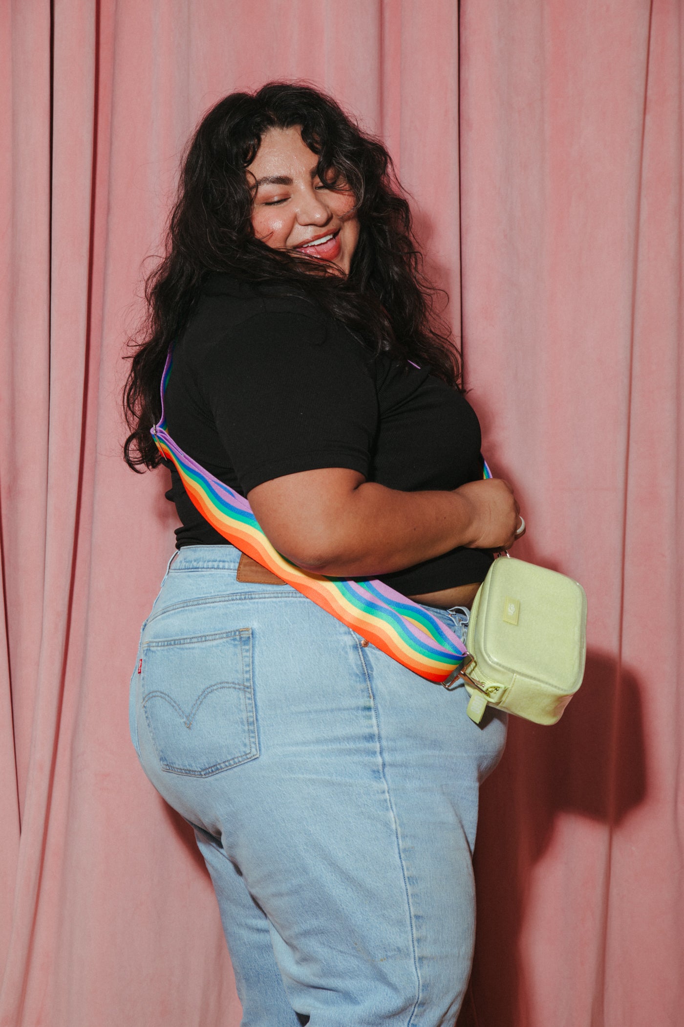 Rainbow Wiggle Bag Strap