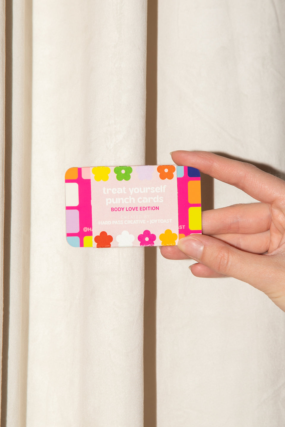 JOYTOAST X HARDPASS - TREAT YOURSELF PUNCH CARDS - BODY LOVE EDITION