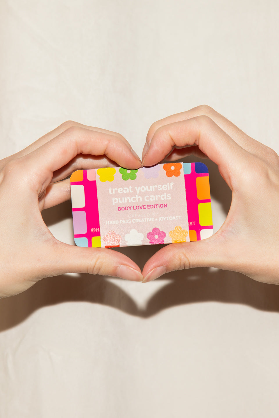 JOYTOAST X HARDPASS - TREAT YOURSELF PUNCH CARDS - BODY LOVE EDITION