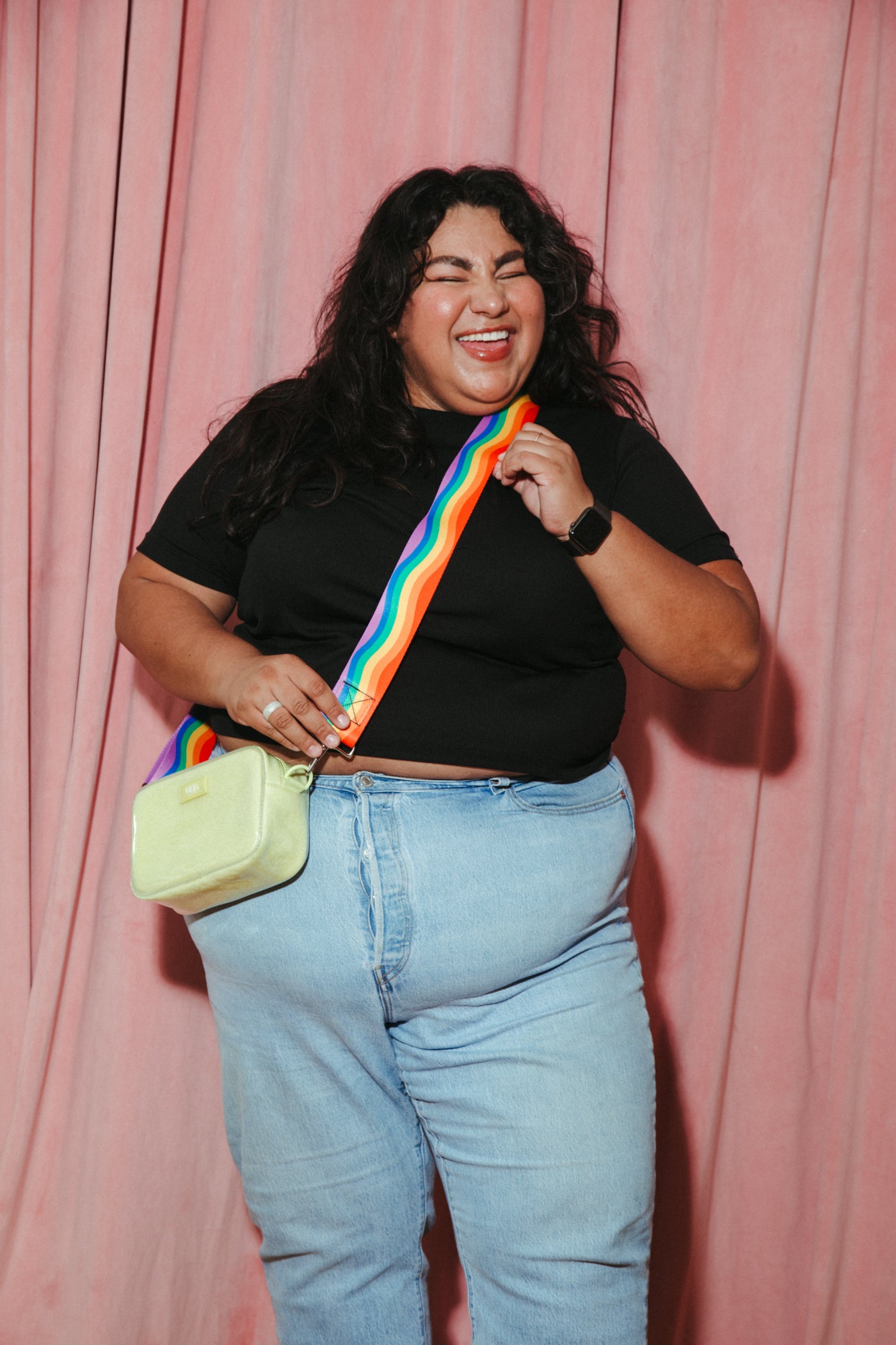 Rainbow Wiggle Bag Strap