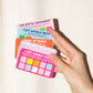 JOYTOAST X HARDPASS - TREAT YOURSELF PUNCH CARDS - BODY LOVE EDITION