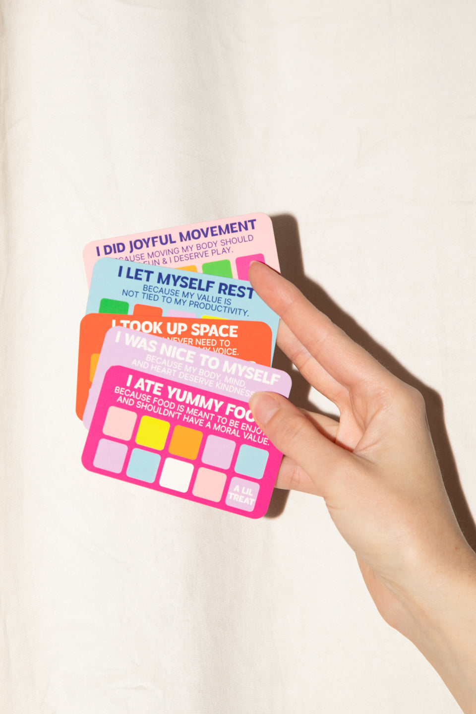 JOYTOAST X HARDPASS - TREAT YOURSELF PUNCH CARDS - BODY LOVE EDITION