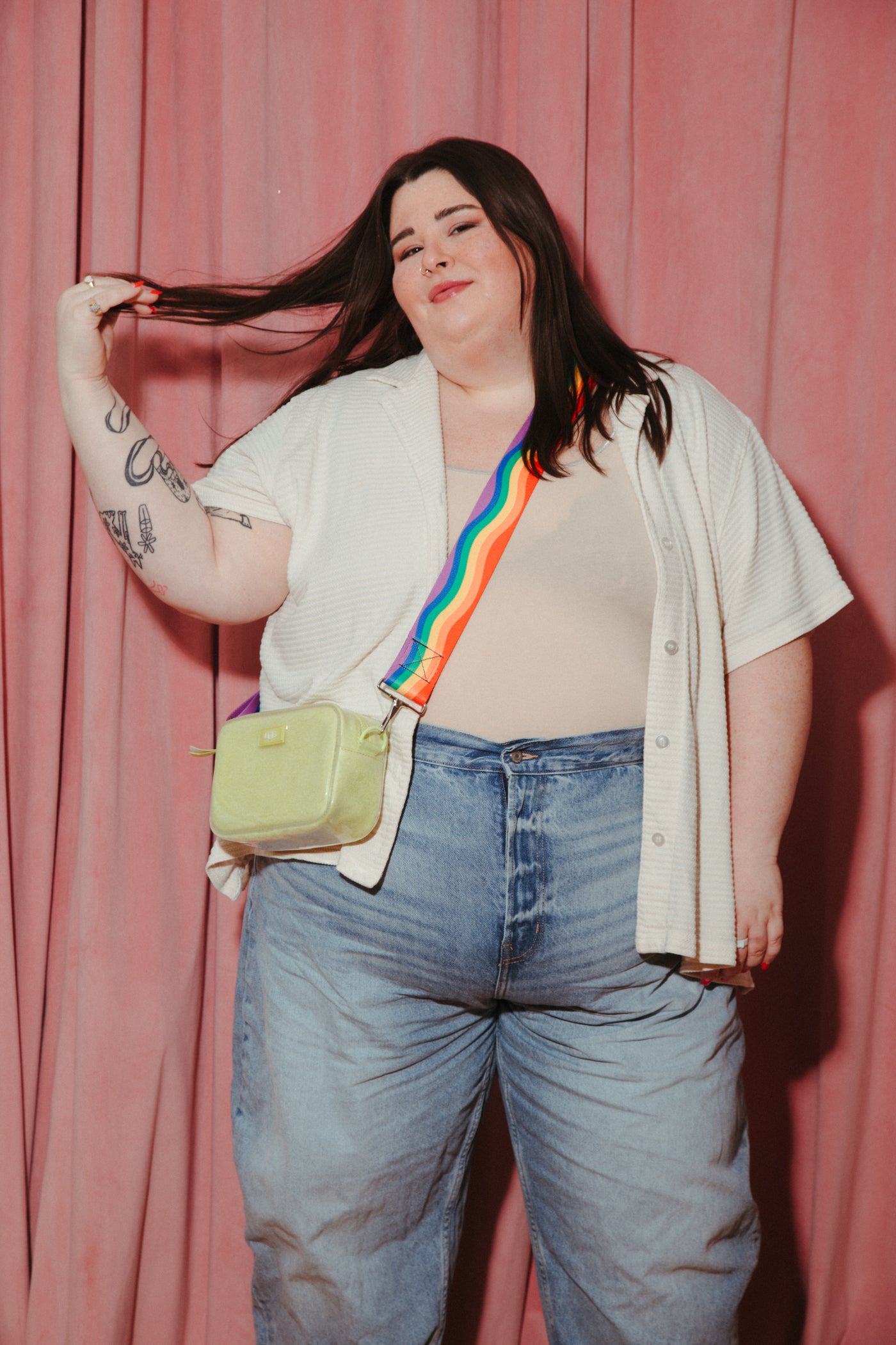 Rainbow Wiggle Bag Strap