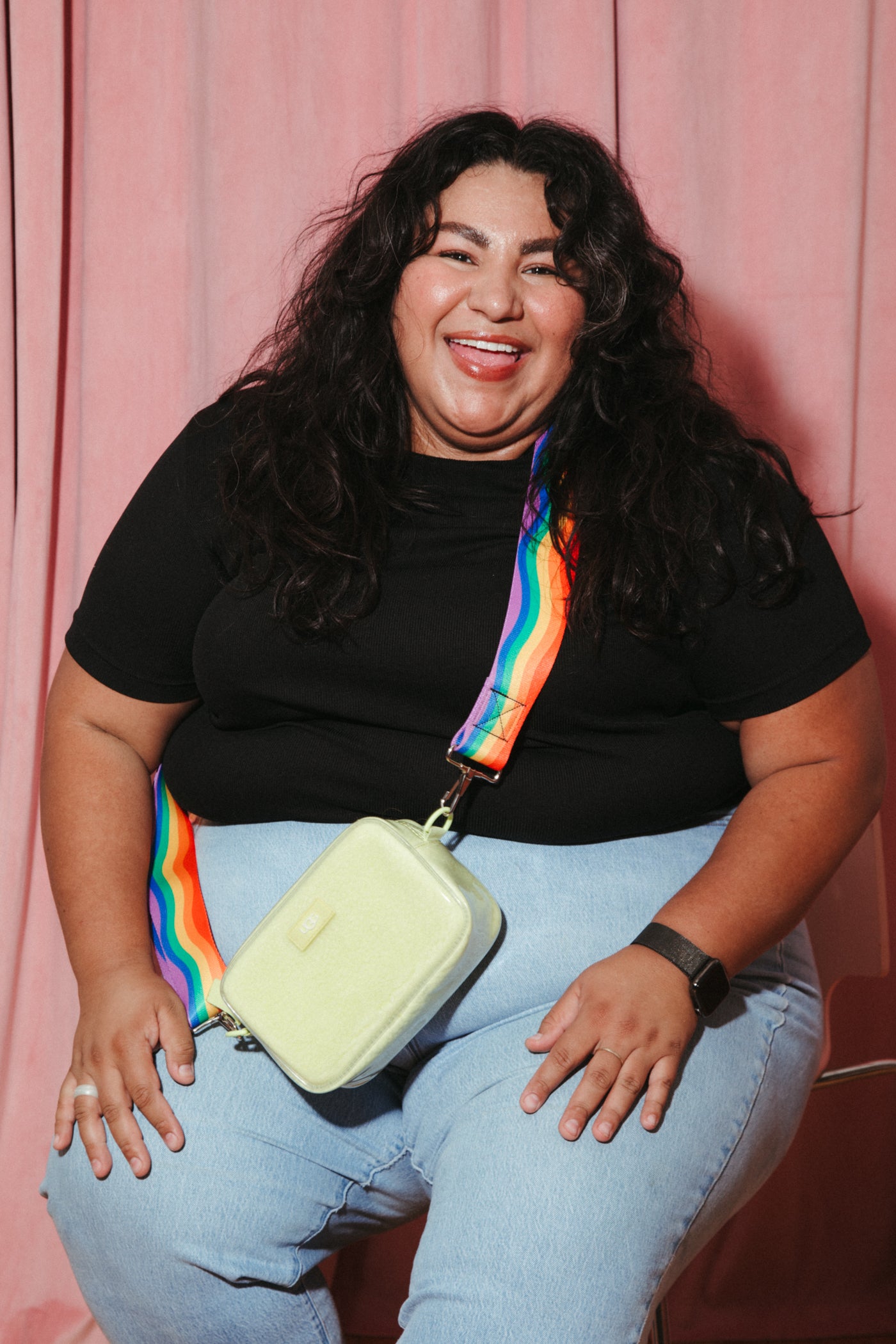 Rainbow Wiggle Bag Strap