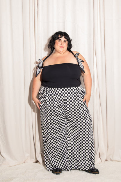 Hyper-Fixation Check Pants