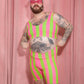 JOYTOAST x Coco Clem Key Lime Stripe Bike Short