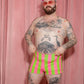 JOYTOAST x Coco Clem Key Lime Stripe Swim Short