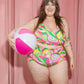 JOYTOAST x Coco Clem Swirly Pop Swim Short