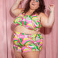 JOYTOAST x Coco Clem Swirly Pop Swim Short