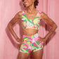 JOYTOAST x Coco Clem Swirly Pop Swim Short