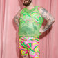 JOYTOAST x Coco Clem Swirly Pop Wide Strap Swim Top