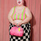 JOYTOAST x Coco Clem Key Lime Stripe Wide Strap Swim Top