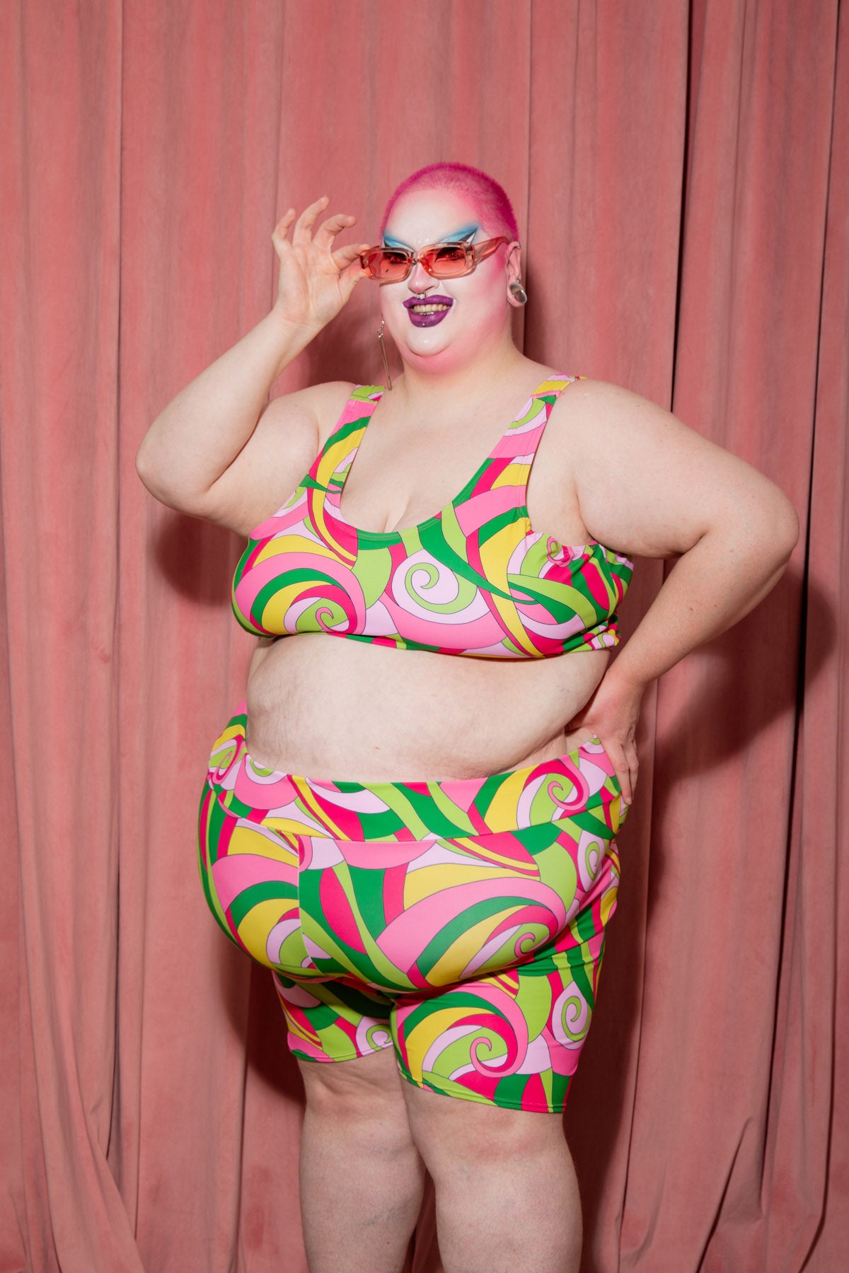 JOYTOAST x Coco Clem Swirly Pop Bike Short